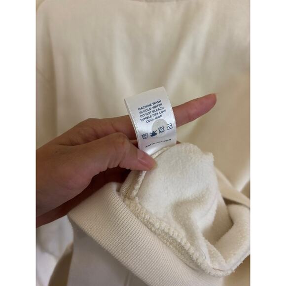 Katin Sweatshirt Mens Small Cream Crewneck - Picture 8 of 8